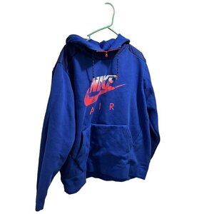 Nike‎ Air Fleece Men’s Pullover Hoodie Size 2XL Blue